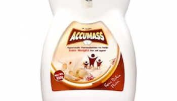 Accumass Weight Gain Powder 350gm, Kesar Badam Flavor @ Free