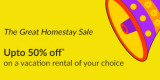 Up to 50% off on homestay sale