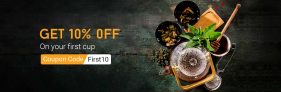 10% off on your first cup