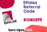 [SONU395] 5Paisa Signup Promo Code [2022]- ₹250 on Free Demat Account Open| Refer & Earn Rs.500