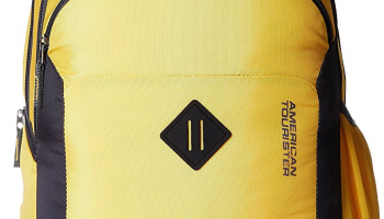 American Tourister 27 Lts Comet Yellow Laptop Backpack At Rs.760 mrp rs.3899