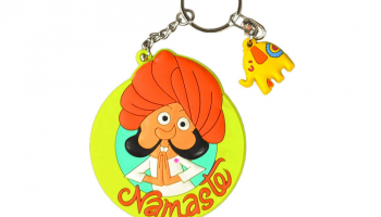 Namaste Keychain