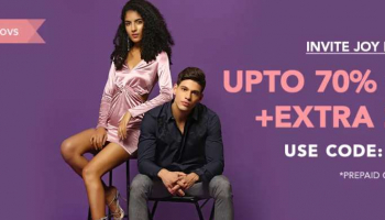 Koovs – Upto 70% + 20% Off on Clothing.