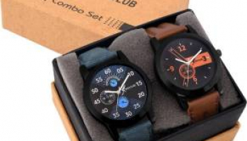 Rich Club Set Of Two Combo Watch For Men Of Rs 999 At Just Rs 254/-