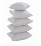 White Polyester 16 x 16 Inch Non Woven Cushion Inserts – Set of 5 by Zikrak Exim at Rs.329