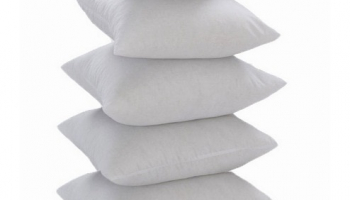 White Polyester 16 x 16 Inch Non Woven Cushion Inserts – Set of 5 by Zikrak Exim at Rs.329